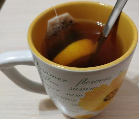 Фото - чай чорний з лимоном без цукру