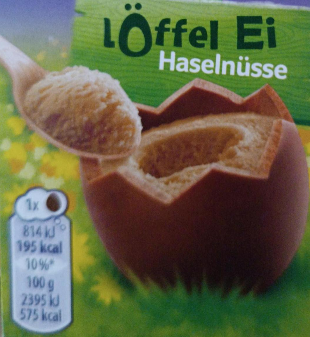Фото - Шоколадні яйця Loffel Ei Haselnusse Eggs Milka