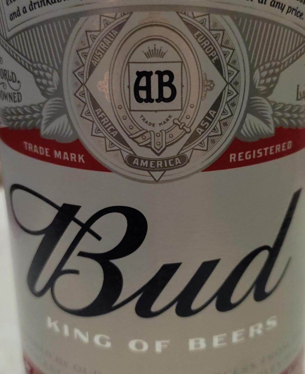 Фото - Пиво 5% світле пастеризоване Bud