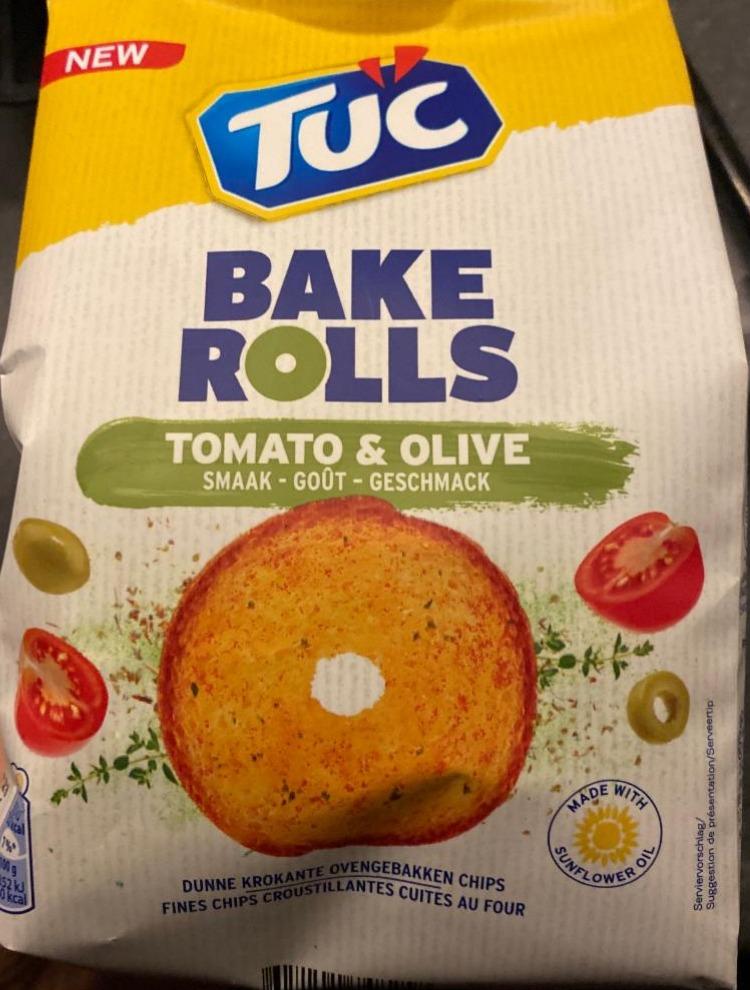 Фото - Bake Rolls Tomate Olives Flavor LU Tuc