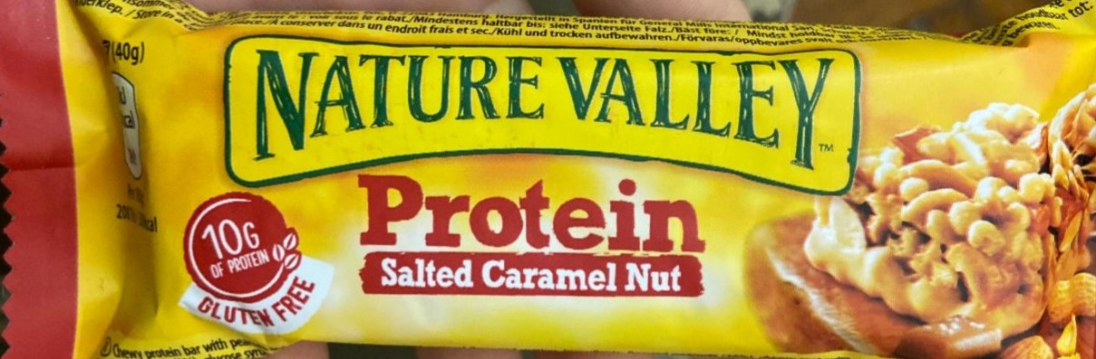 Фото - Protein Salted Caramel Nut Nature Valley
