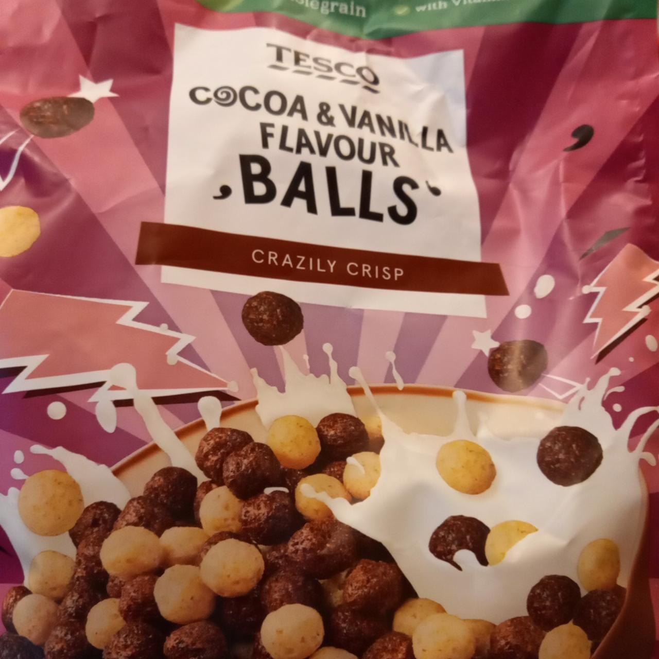 Фото - Кульки зі смаком какао та ванілі Cocoa & Vanilla Flavour Balls Tesco