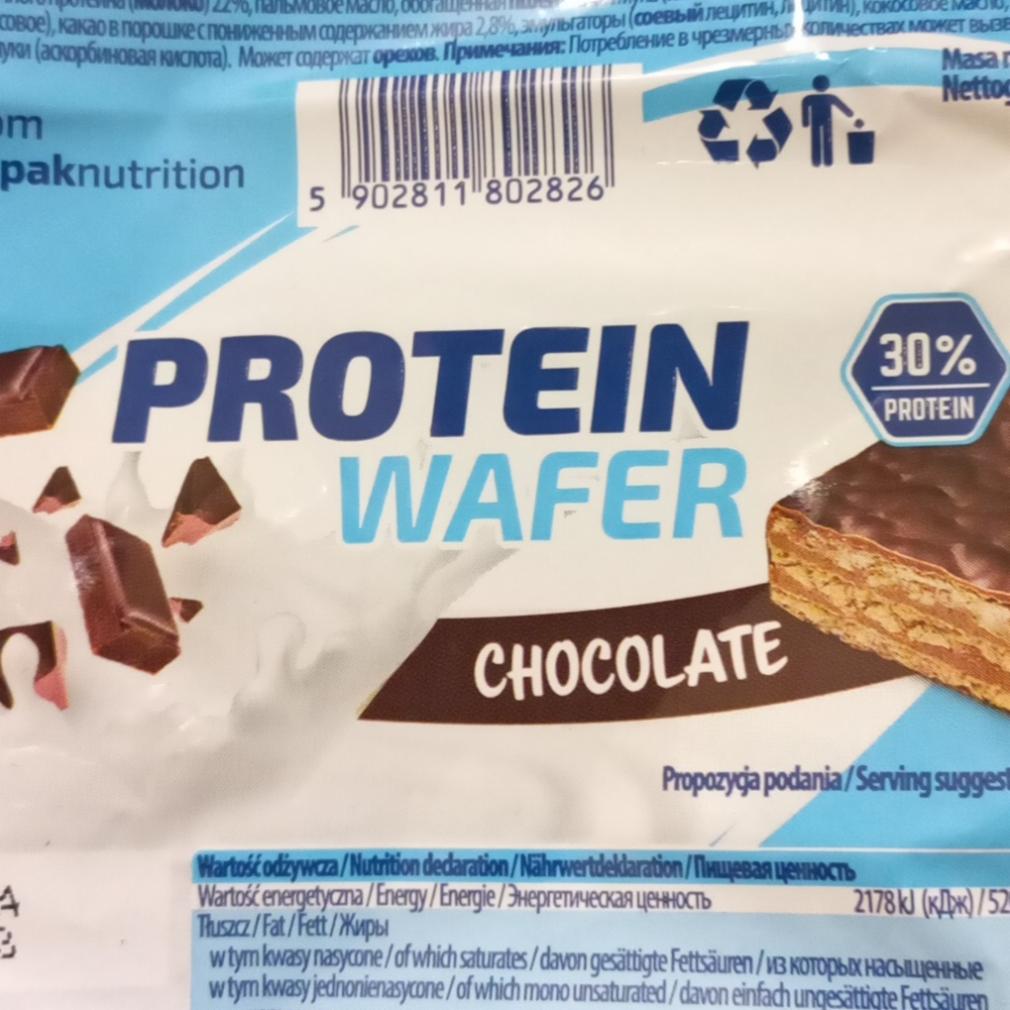 Фото - Protein Wafer Chocolate 6pak Nutrition