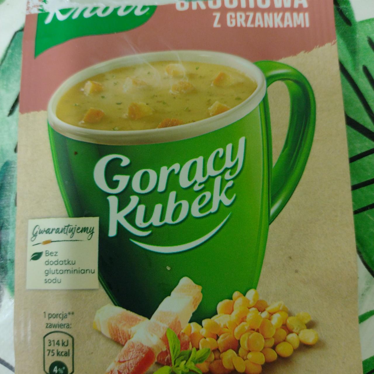 Фото - Суп гаряча кружка Гороховий з грінками Knorr
