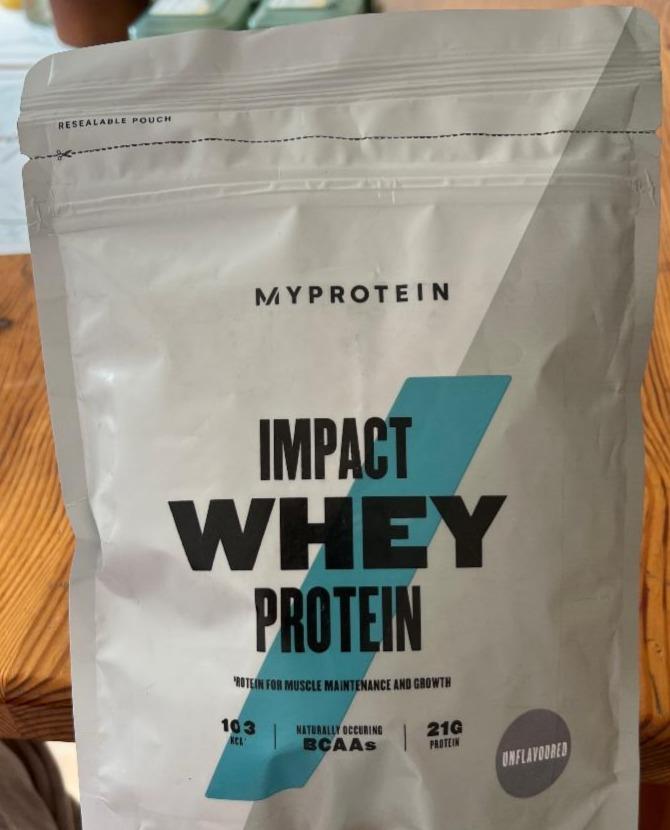Фото - Impact Whey Protein Unflavoured MyProtein