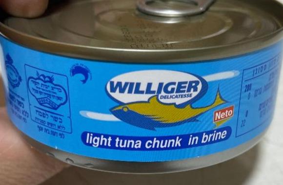 Фото - Тунець шматочками у воді Tuna Chunk Williger