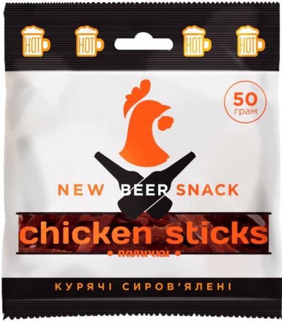 Фото - М'ясні палички курячі Chicken sticks New Beer Snack