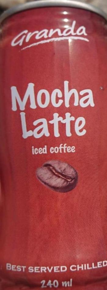 Фото - Mocha Latte iced coffee напій молочний кавовий Granda