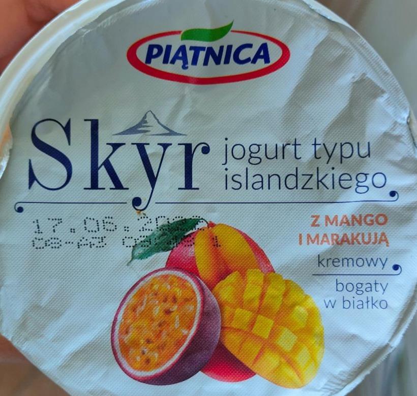 Фото - Скир з манго і маракуйї - йогурт ісландського типу Piątnica