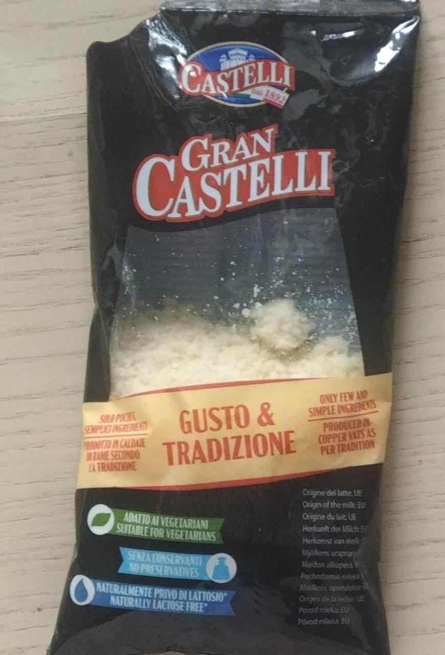 Фото - Сир твердий тертий Gran Castelli Castelli