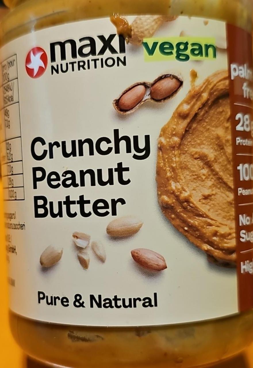 Фото - Арахісова паста Crunchy Peanut Butter Maxi Nutrition