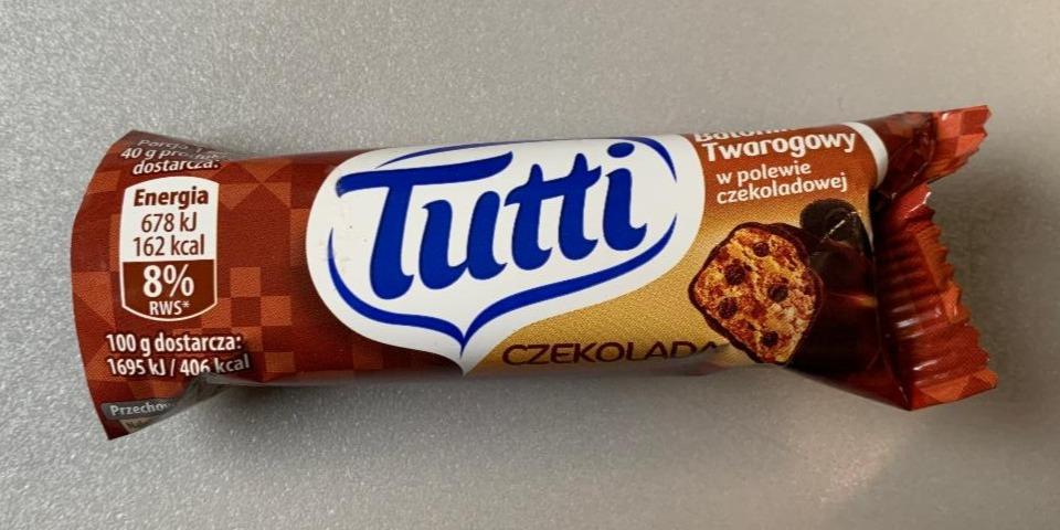 Фото - Batonik tworogowy w polewie czekoladowej Tutti