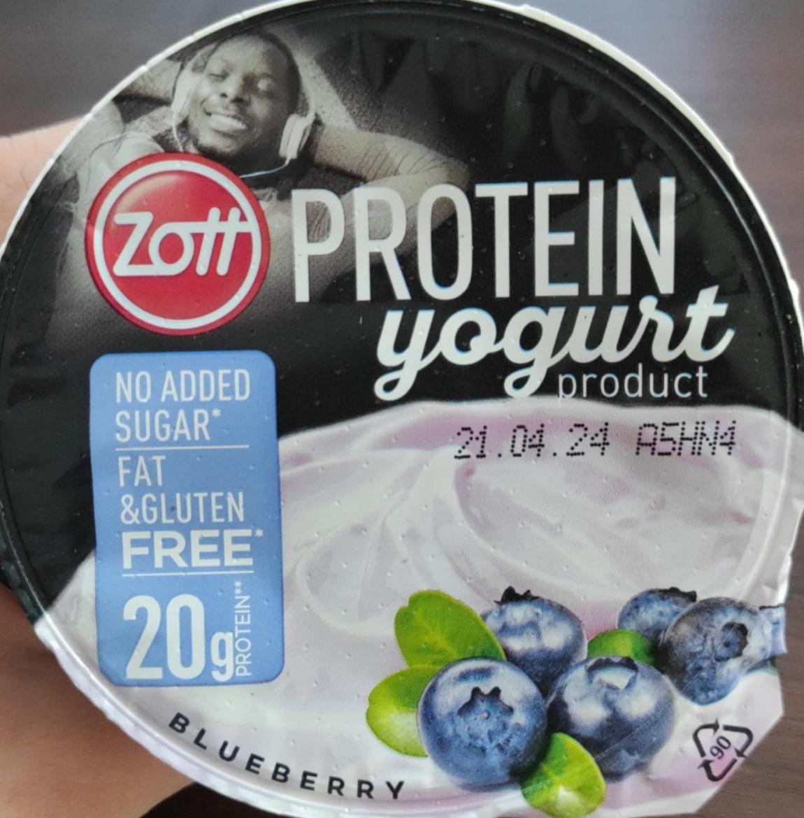Фото - Protein Jogurt wysokobiałkowy z jagodami borówki Zott