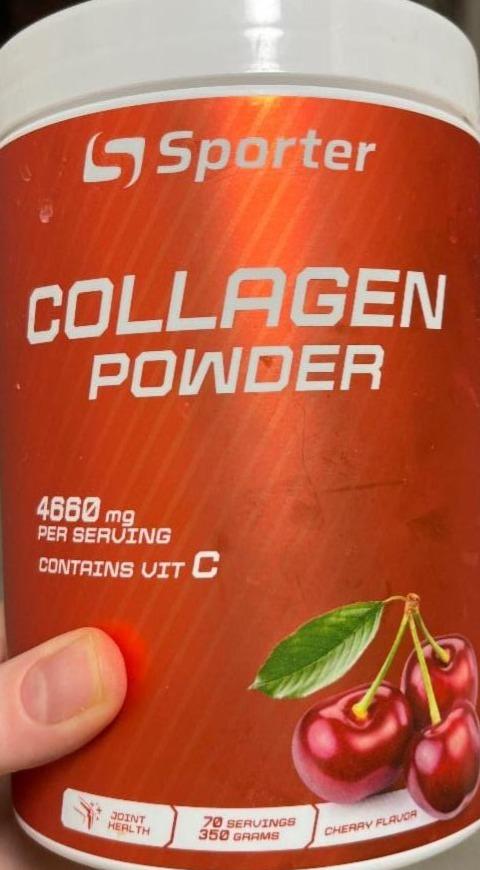 Фото - Колаген зі смаком вишні Collagen Powder Sporter