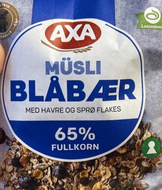 Фото - Müsli Blåbær Axa