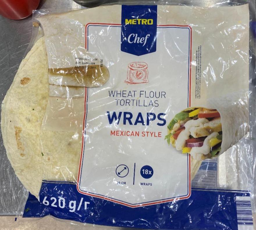 Фото - Тортилья Wheat Flour Tortillas Wraps Mexican Style Metro Chef
