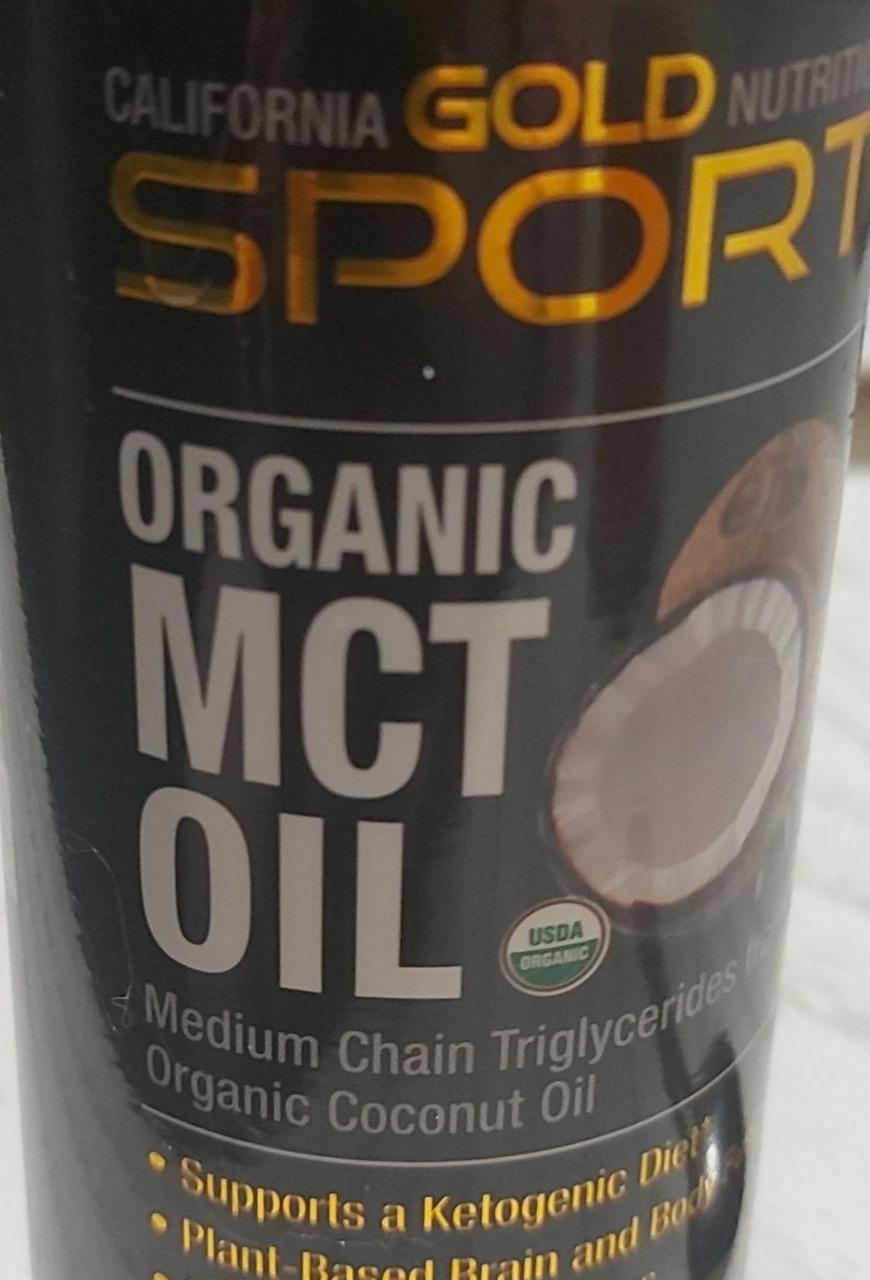 Фото - Sport Organic MCT Oil California Gold Nutrition