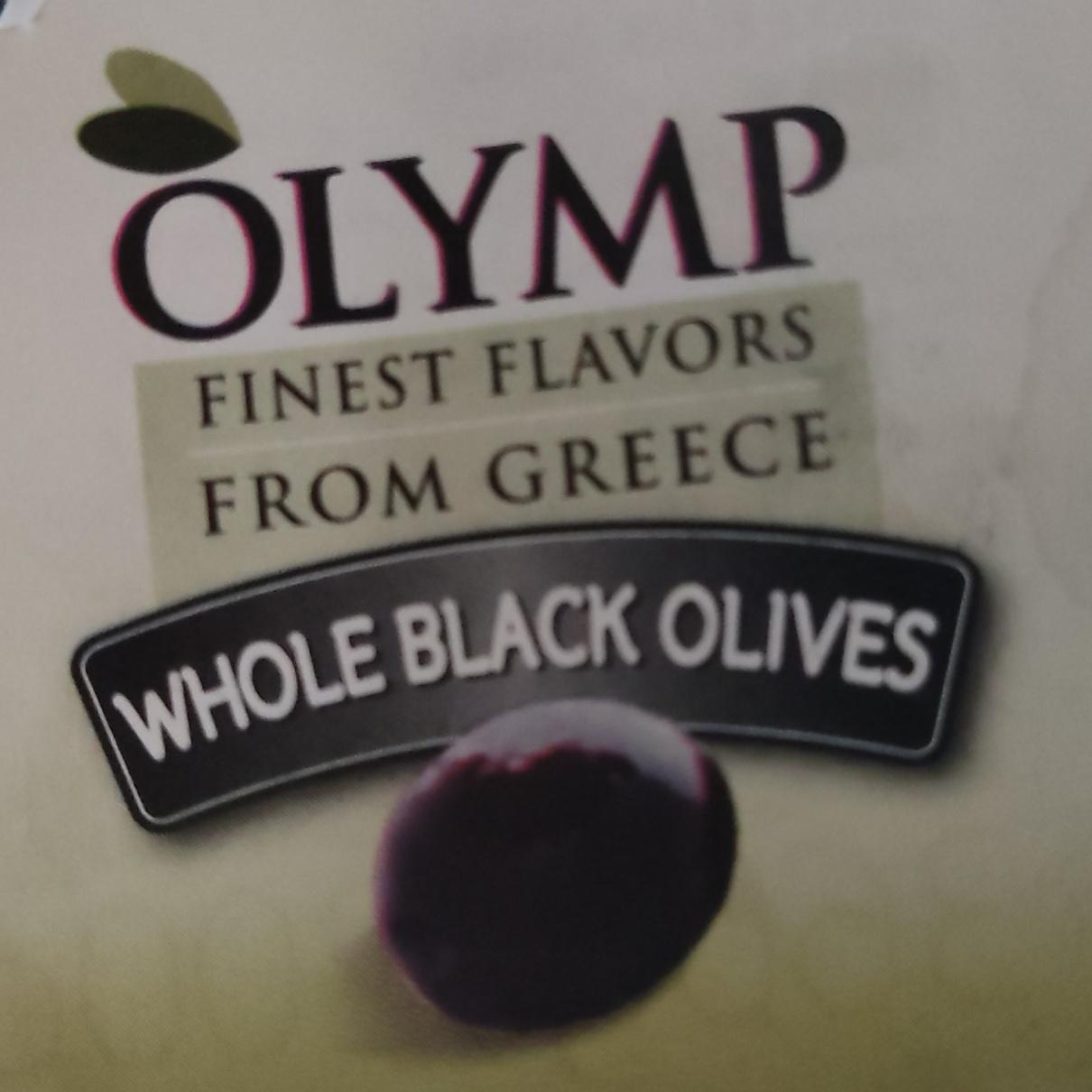 Фото - Оливки чорні з кісточкою в розсолі Олімп