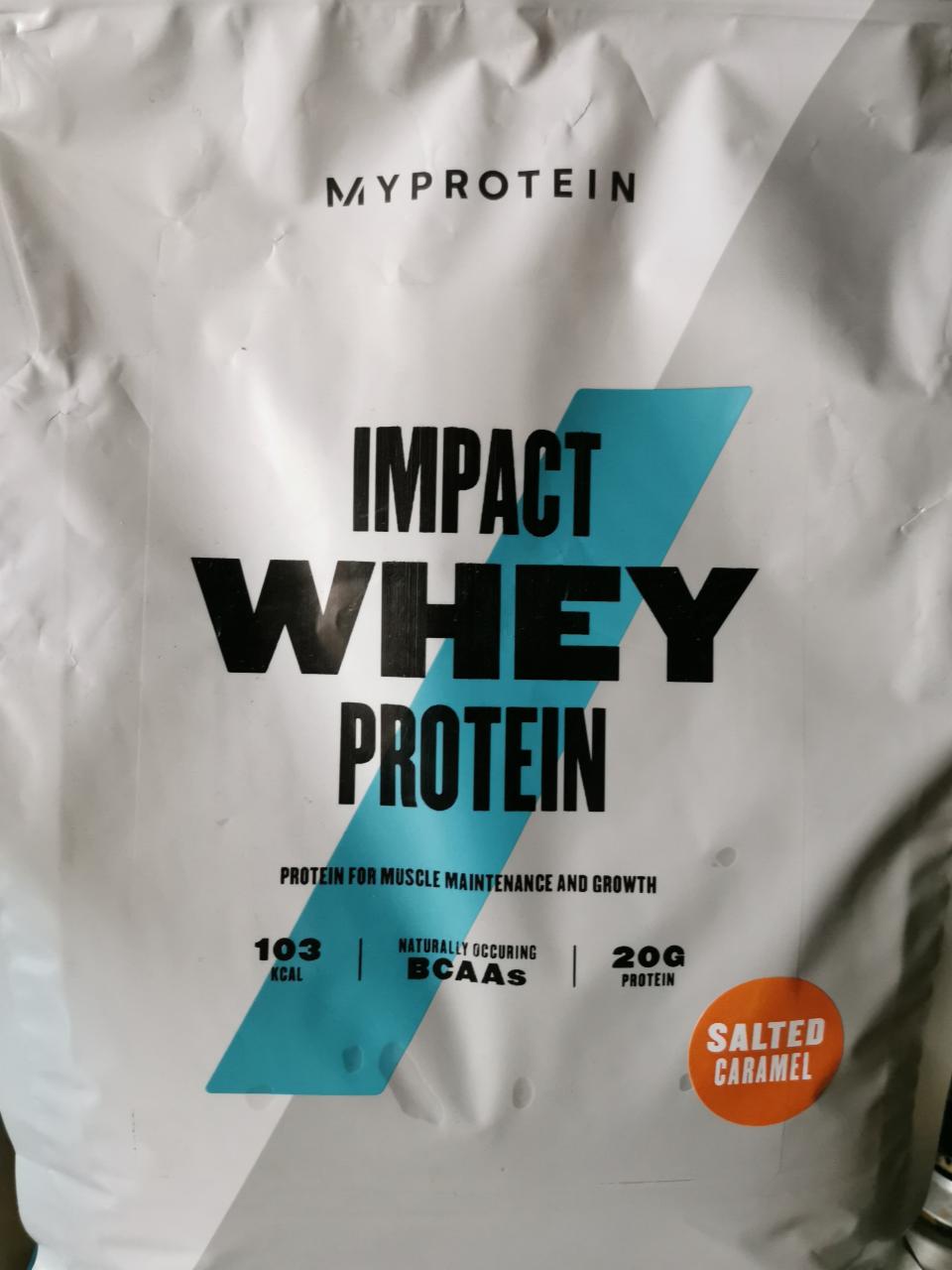 Фото - Протеїн зі смаком солоної карамелі Salted Caramel Impact Whey Protein MyProtein