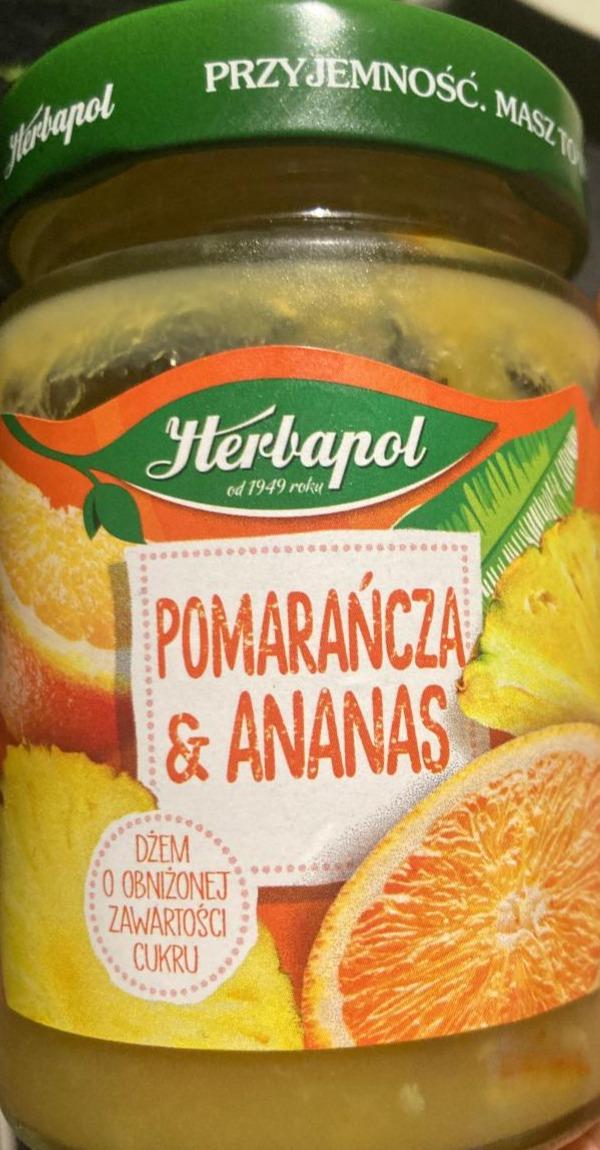 Фото - Джем апельсиново-ананасовий зі зниженим вмістом цукру Herbapol