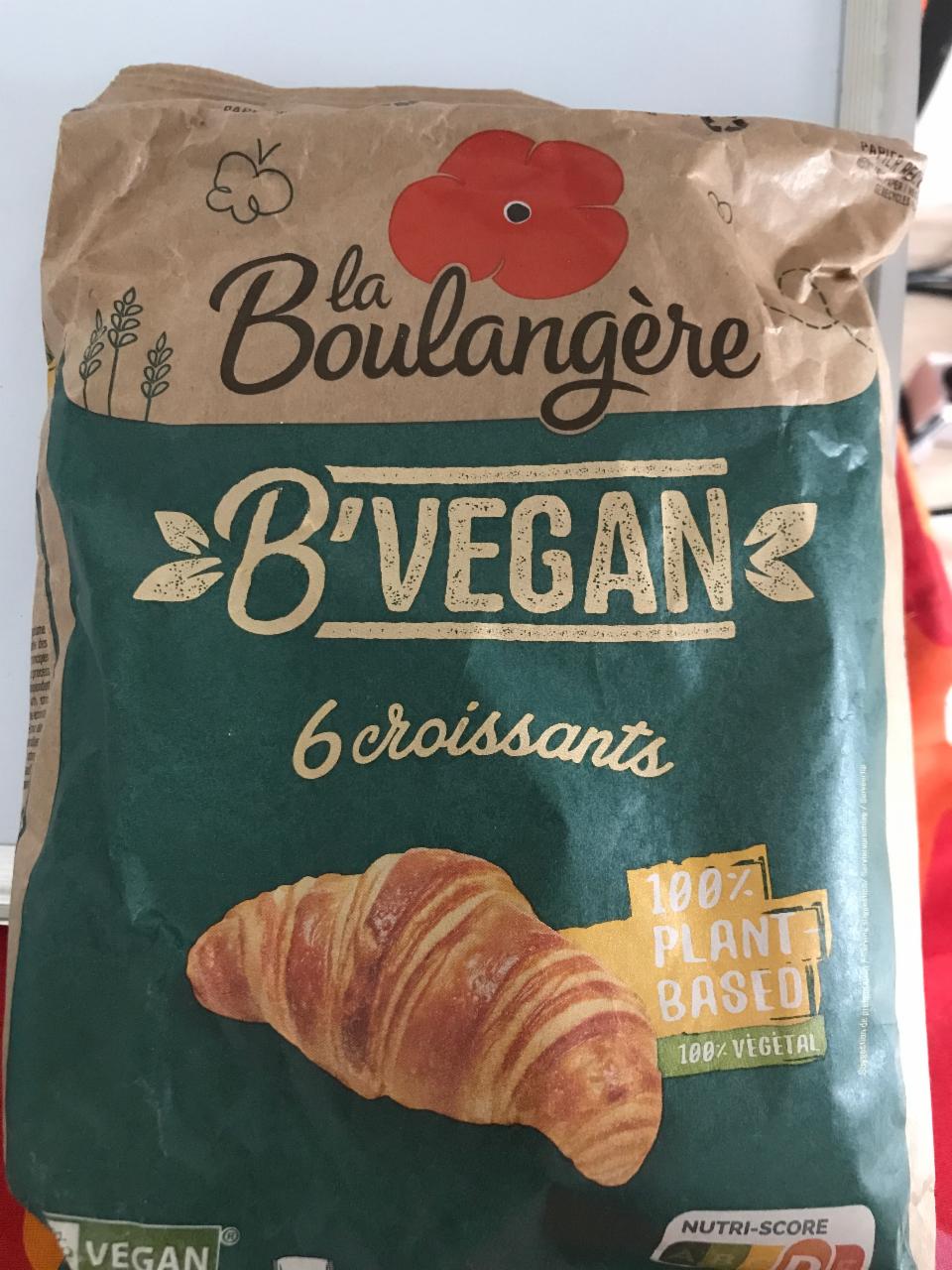 Фото - Круасан Croissants B'vegan La Boulangère