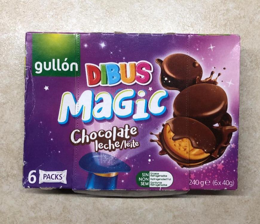 Фото - Печиво в шоколаді Dibus Magic Chocolate Leche Gullon