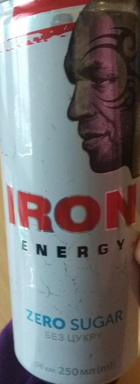 Фото - Напій безалкогольний енергетичний без цукру з додаванням вітамінів сильногазований пастеризований Iron Energy