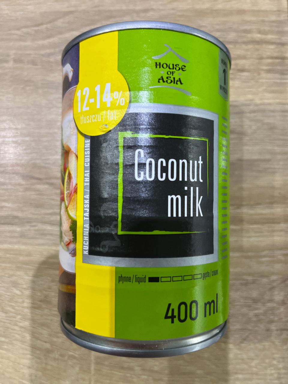 Фото - Молоко кокосове 12-14% Coconut Milk House of Asia