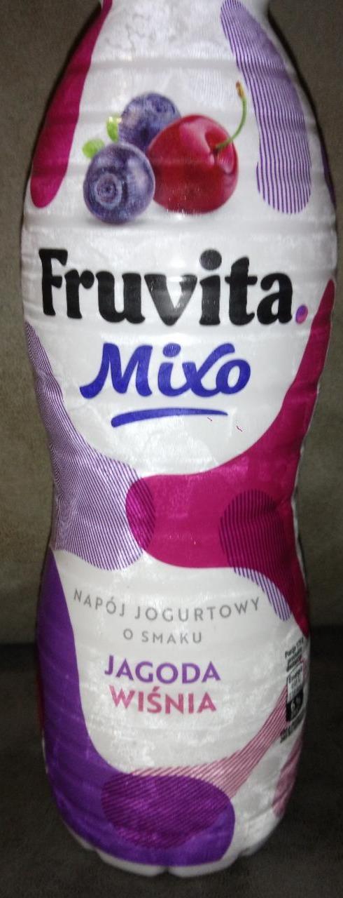 Фото - Питний йогурт зі смаком ягода - вишня Fruvita Mixo