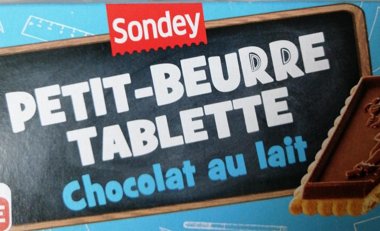Фото - Petit Beurre Tablette Chocolat au lait Sondey