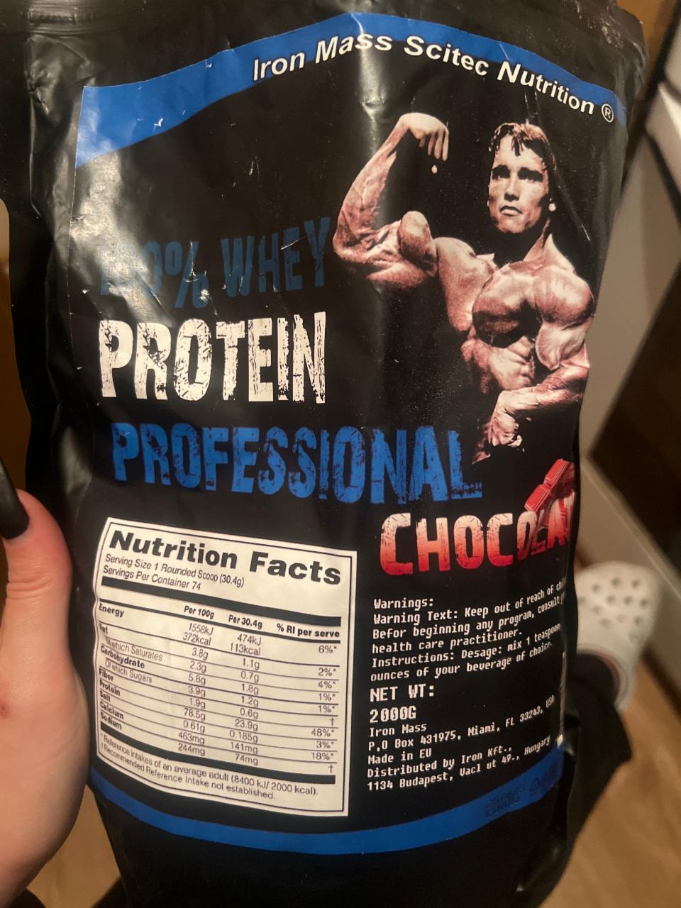 Фото - Протеїн 100% Whey Protein Professional Iron Mass Scitec Nutrition