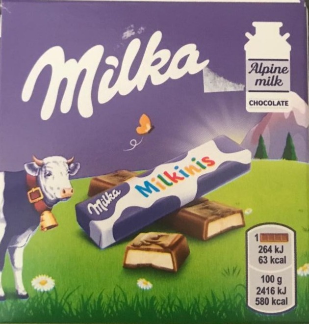 Фото - Шоколад молочний Мілкініс з молочною начинкою Мілка