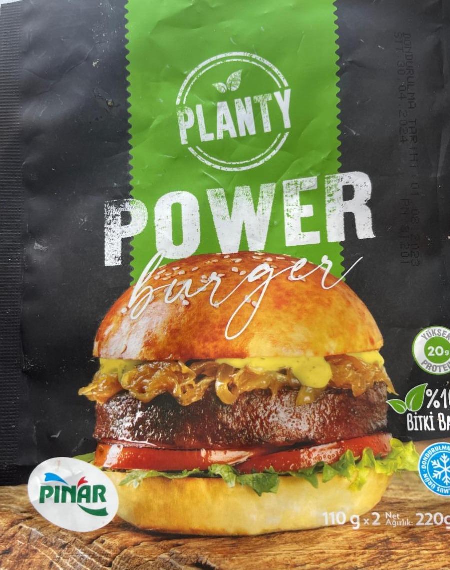 Фото - Котлета з рослинного мʼяса для бургера Power Burger Planty Pınar