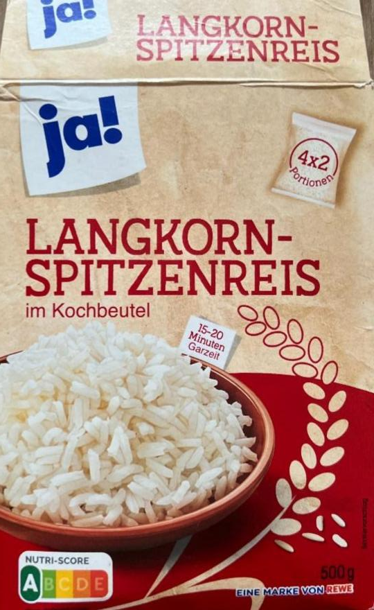 Фото - Langkorn-Spitzenreis im Kochbeutel ja!