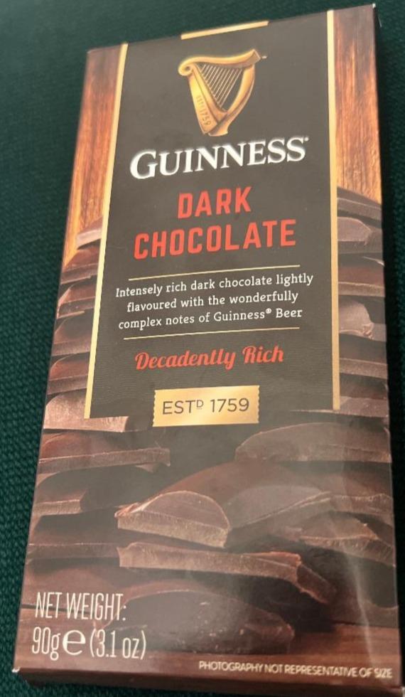 Фото - Шоколад чорний Dark Chocolate Guinness
