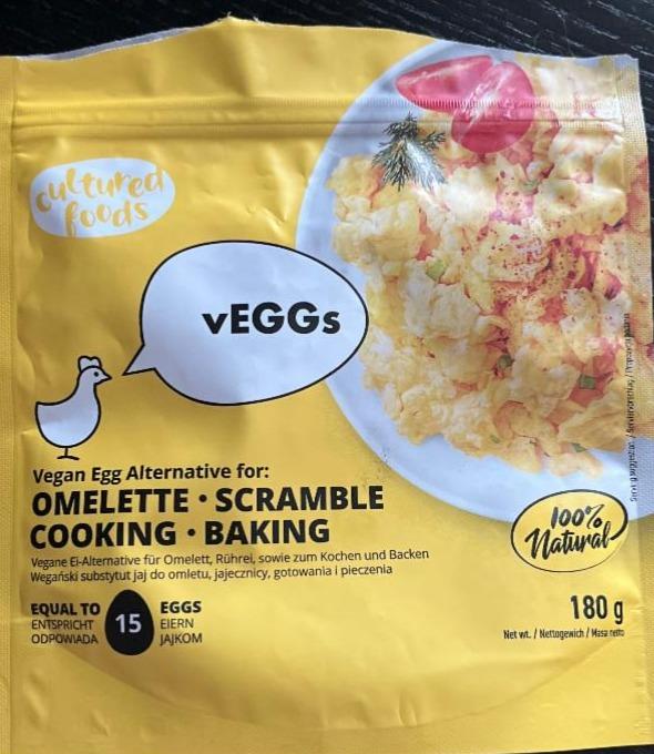 Фото - vEGGs Vegan Egg Alternative for Omelette Scramble Cooking Baking Cultured foods