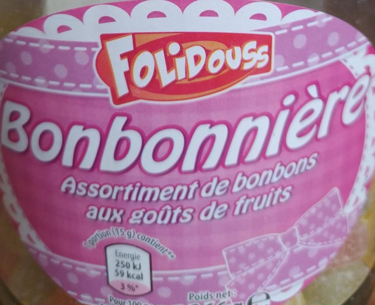 Фото - Асорті цукерок з фруктовим смаком Bonbonnière Folidouss