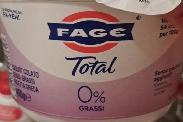 Фото - Йогурт Всього 0% жиру Total 0% Grassi Fage