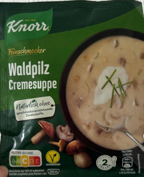 Фото - Feinschmecker waldpilz cremesuppe Knorr