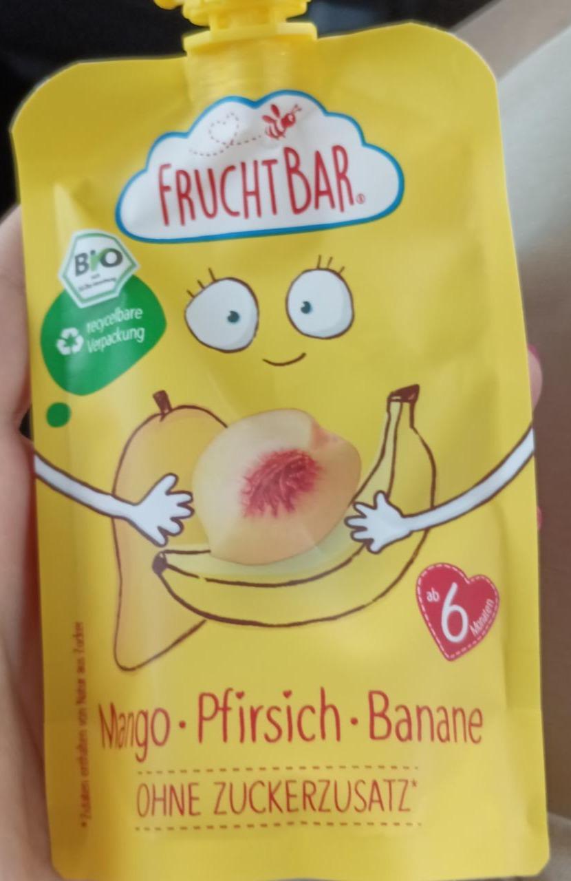 Фото - Пюре дитяче манго-персик-банан Bio Frucht Bar