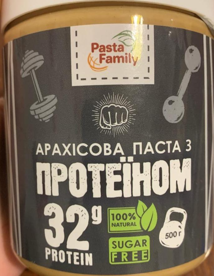 Фото - Арахісова паста з протеїном Pasta Family