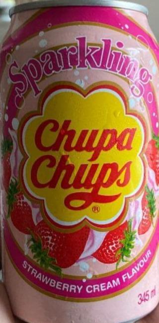 Фото - Напиток газований полуничний Sparkling Chupa chups