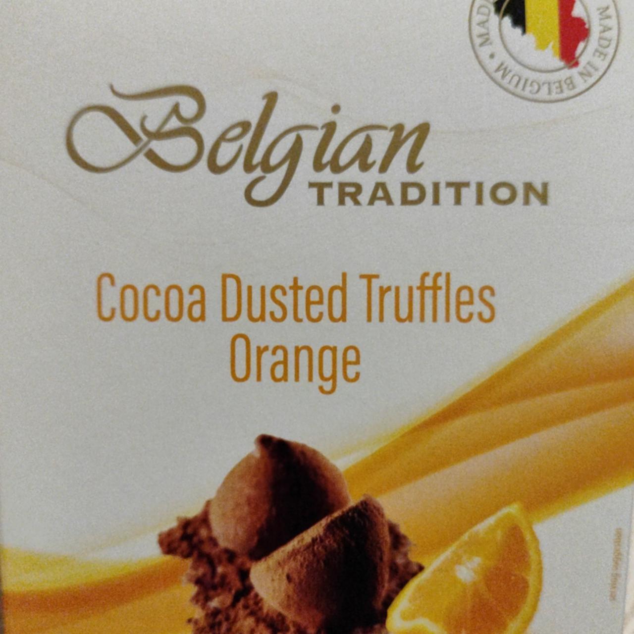 Фото - Cocoa Dusted Truffles Orange Belgian Tradition