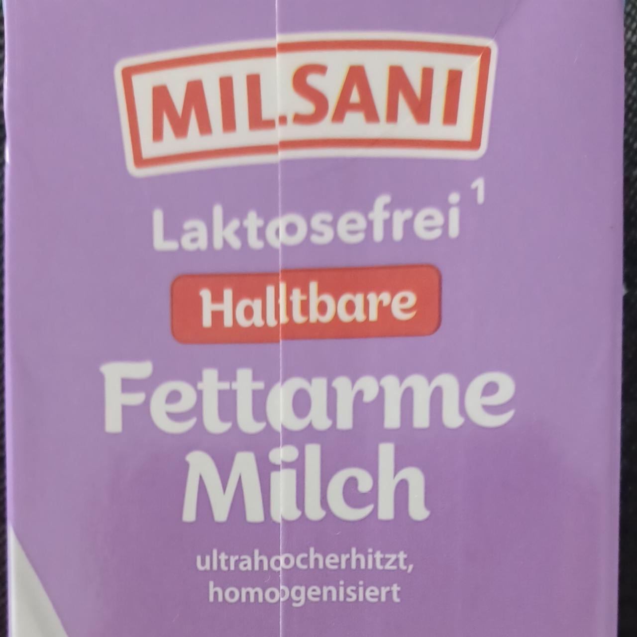 Фото - Молоко 1.5% безлактозне Laktosefrei Fettarme Milch Milsani
