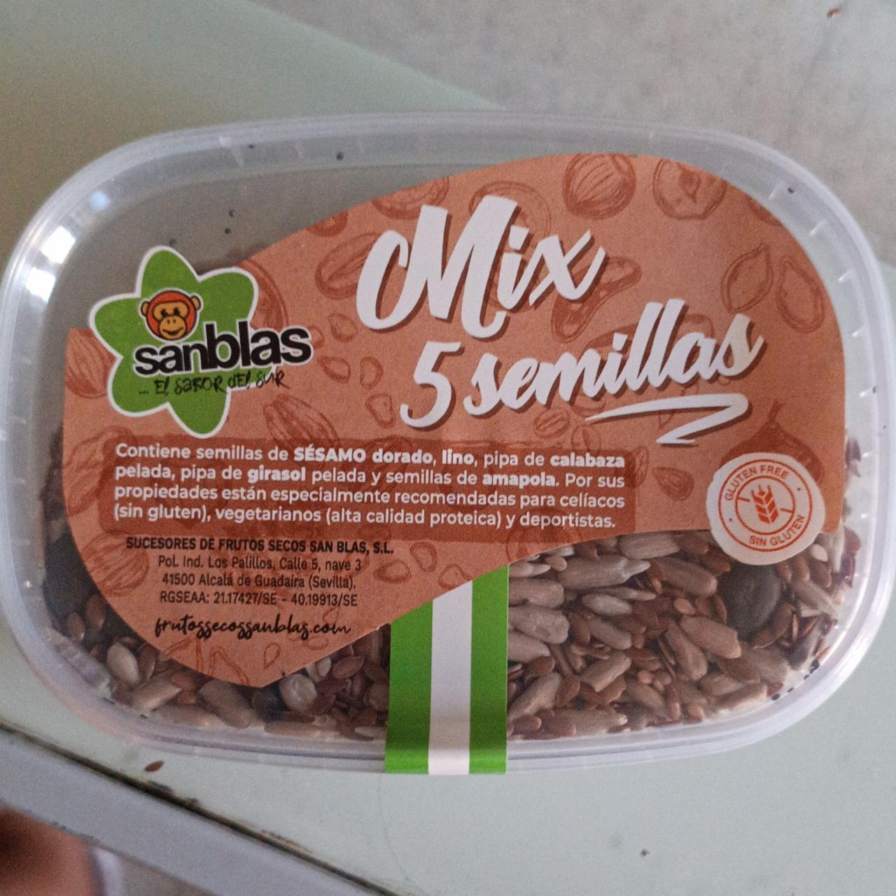 Фото - Суміш насіння Mix 5 Semillas Sanblas