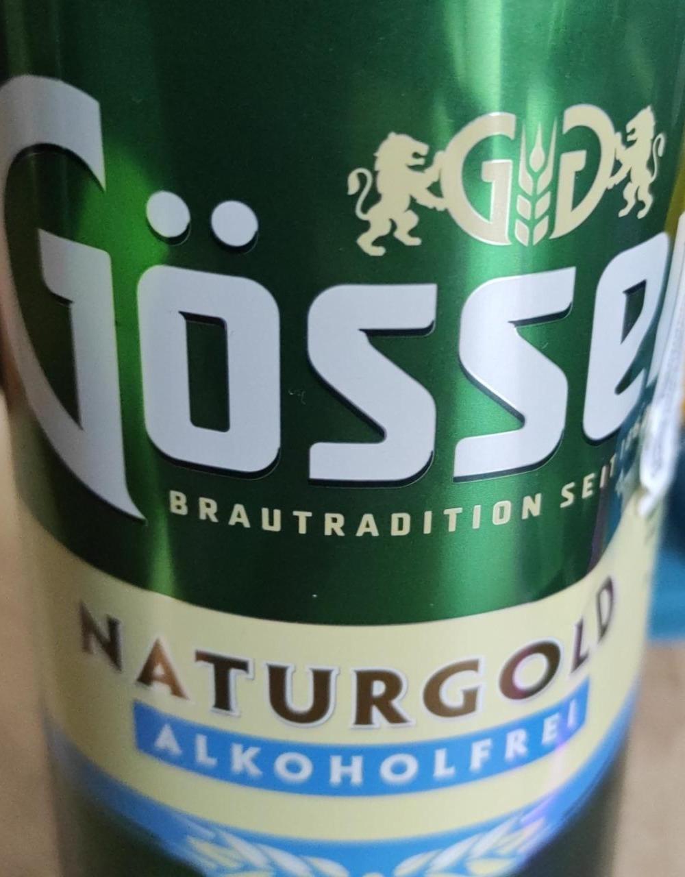 Фото - Пиво безалкогольне NATURGOLD світле Gösser