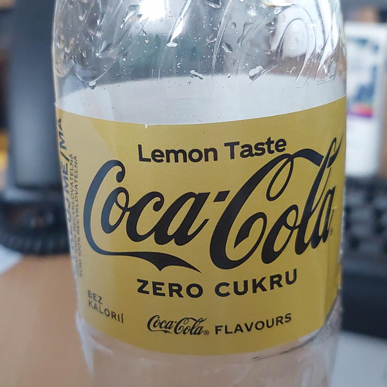 Фото - Напій безалкогольний Zero Lemon Кока-Кола Coca-Cola