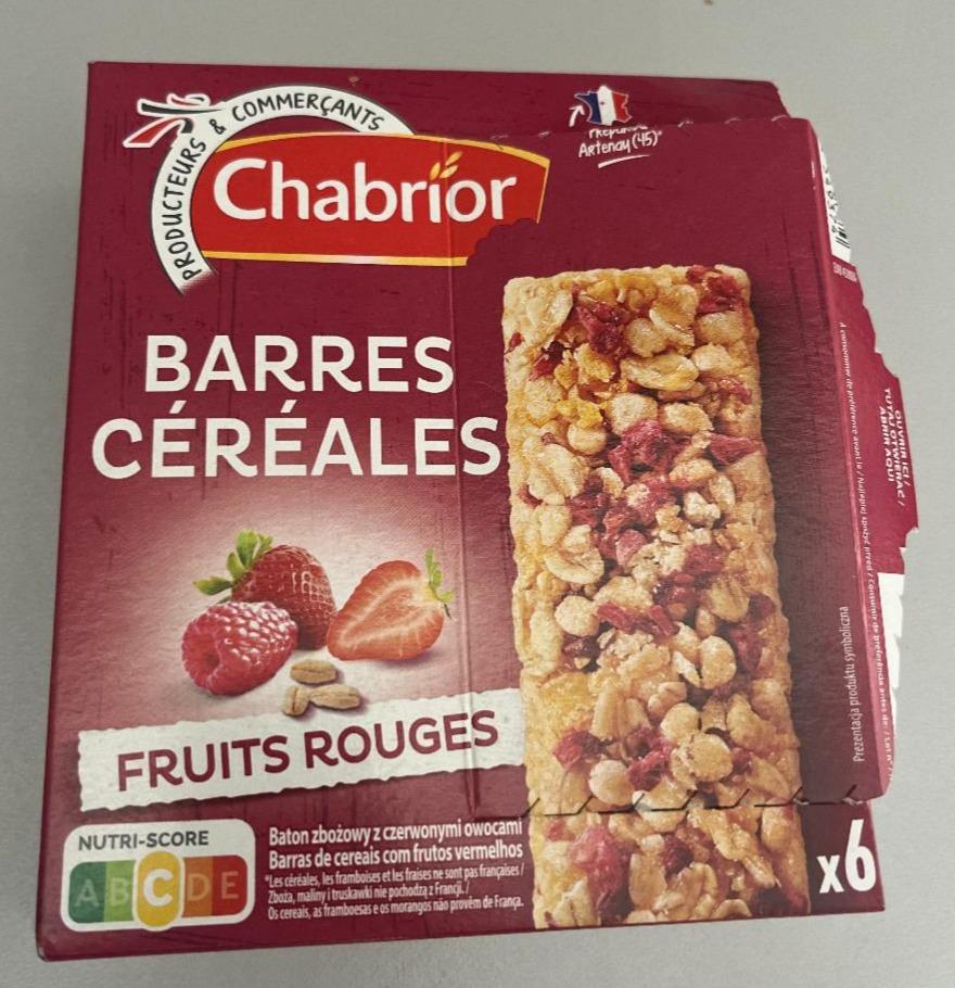 Фото - Barres céréales Fruits rouges Chabrior