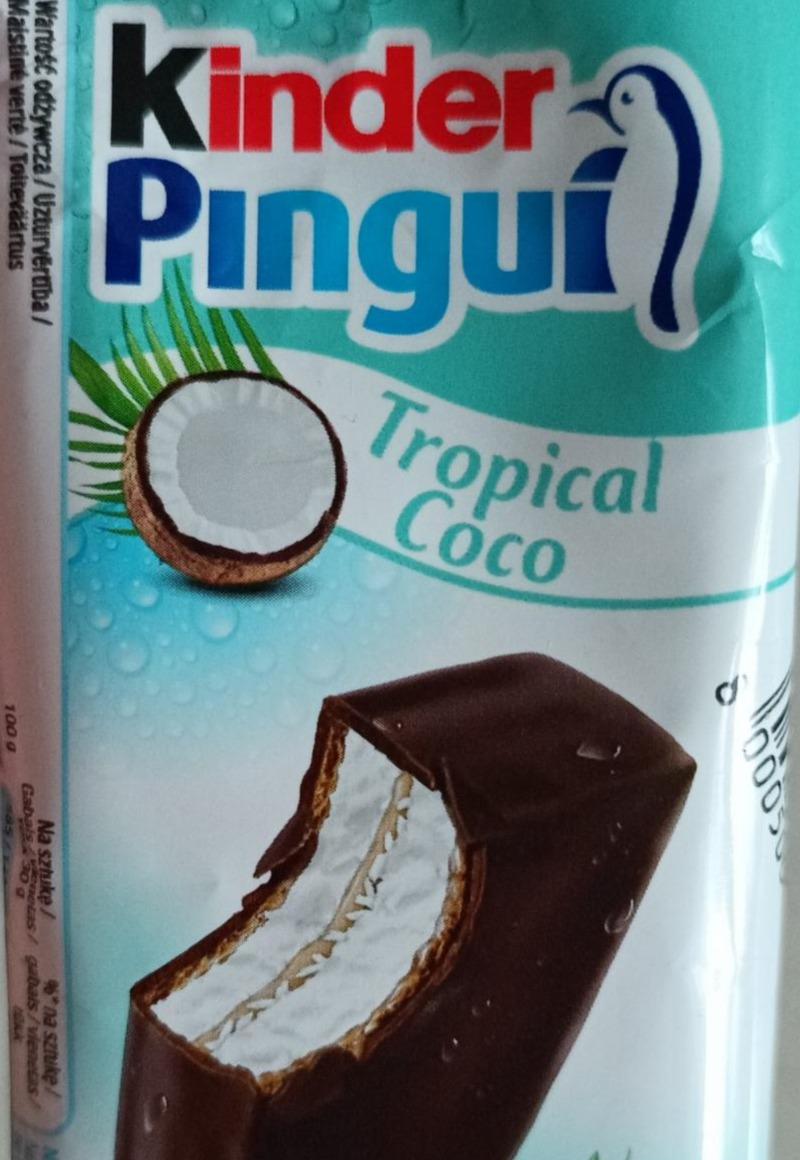 Фото - Тістечко бісквітне з молочно-кокосовою начинкою Pingui Kinder