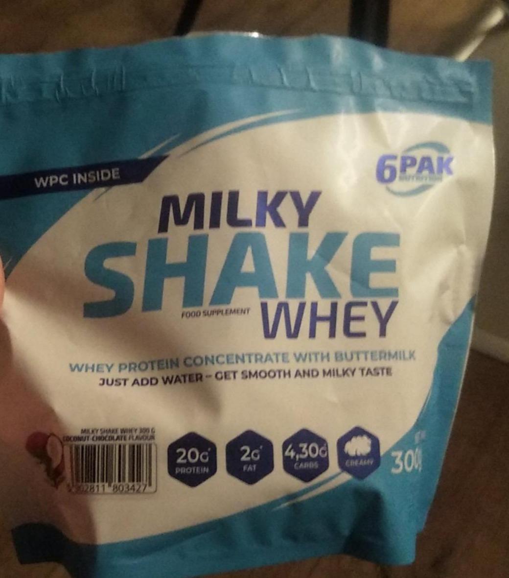 Фото - Протеїн зі смаком кокосу-шоколаду Whey Protein Milky Shake 6 Pak Nutrition